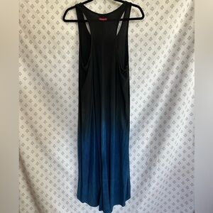 Hard Tail Black and Blue Ombre Dress